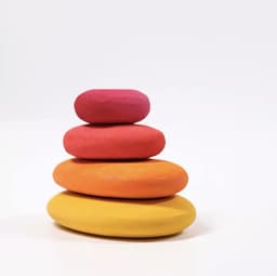 image-Rainbow building blocks toy