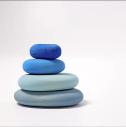 image-Rainbow building blocks toy