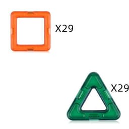 image-46pcs Magnetic Designer Model & Building Construction Set Magnet Blocks Bricks Educational Toys for Children Gift