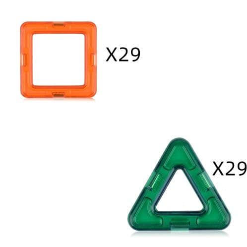 image-46pcs Magnetic Designer Model & Building Construction Set Magnet Blocks Bricks Educational Toys for Children Gift