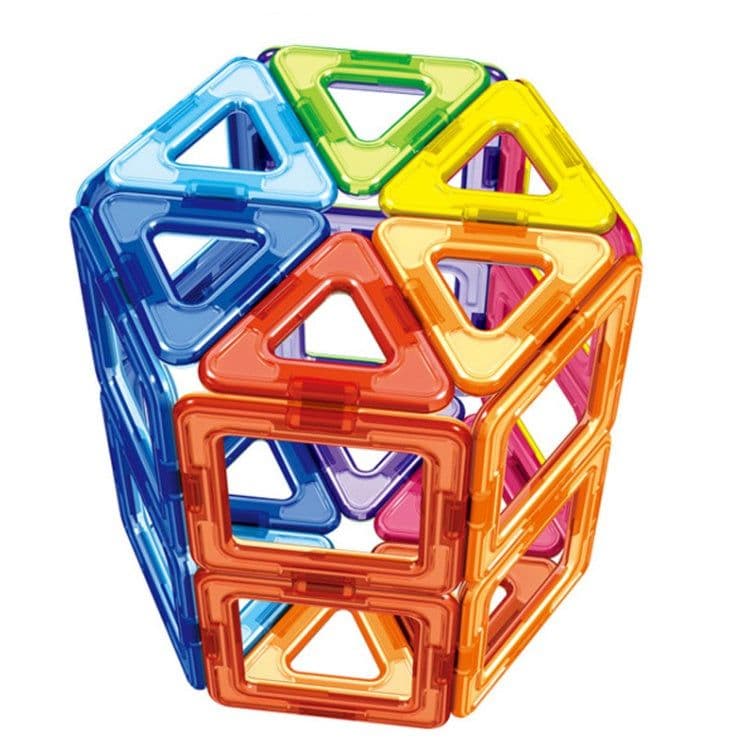 image-46pcs Magnetic Designer Model & Building Construction Set Magnet Blocks Bricks Educational Toys for Children Gift