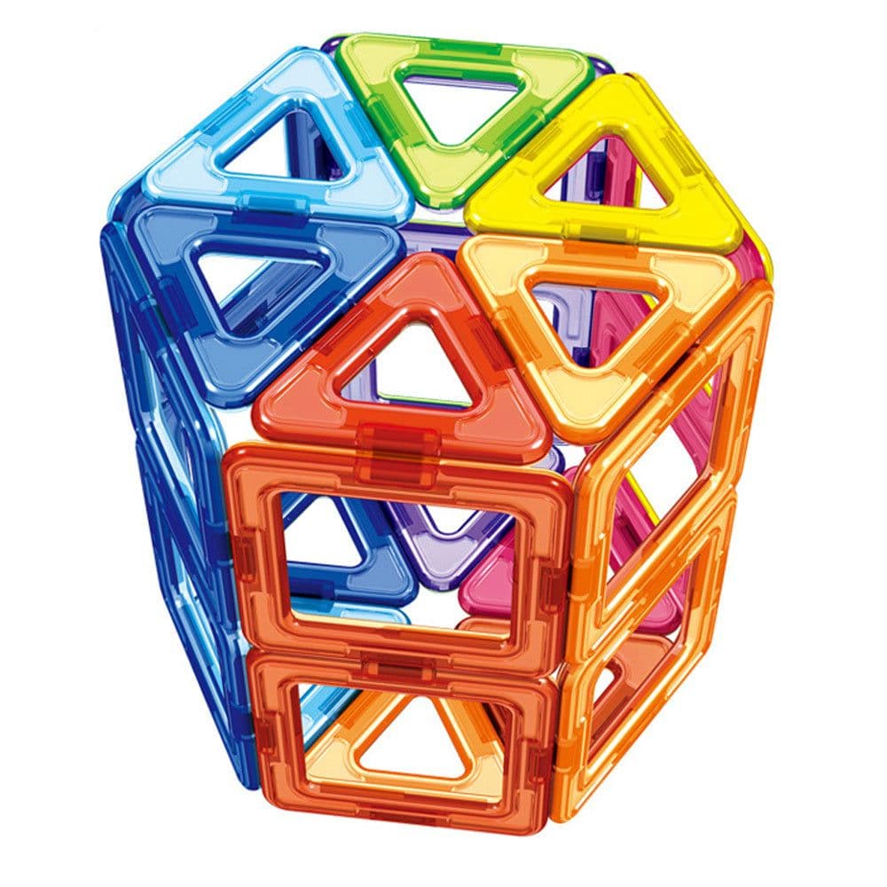 image-46pcs Magnetic Designer Model & Building Construction Set Magnet Blocks Bricks Educational Toys for Children Gift