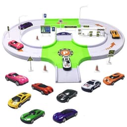 image-Fire engineering vehicle racing track toy car