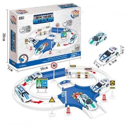 image-Fire engineering vehicle racing track toy car