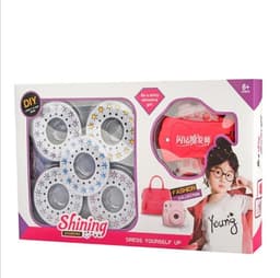 image-Girl playing house stickers rig toy