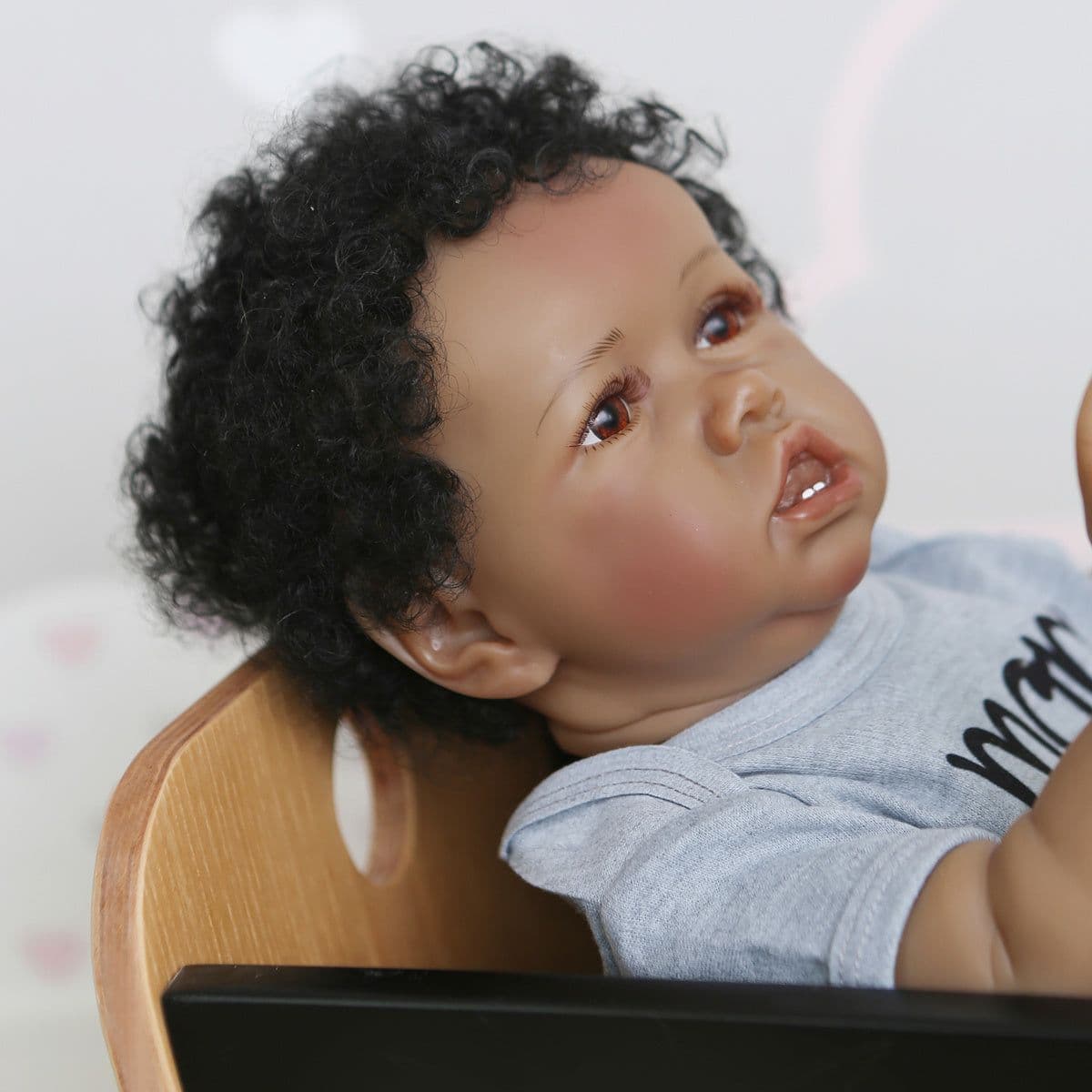 image-22inch reborn toddler doll black saskia toddler boy
