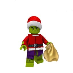 image-Christmas version of superhero building blocks