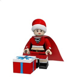 image-Christmas version of superhero building blocks