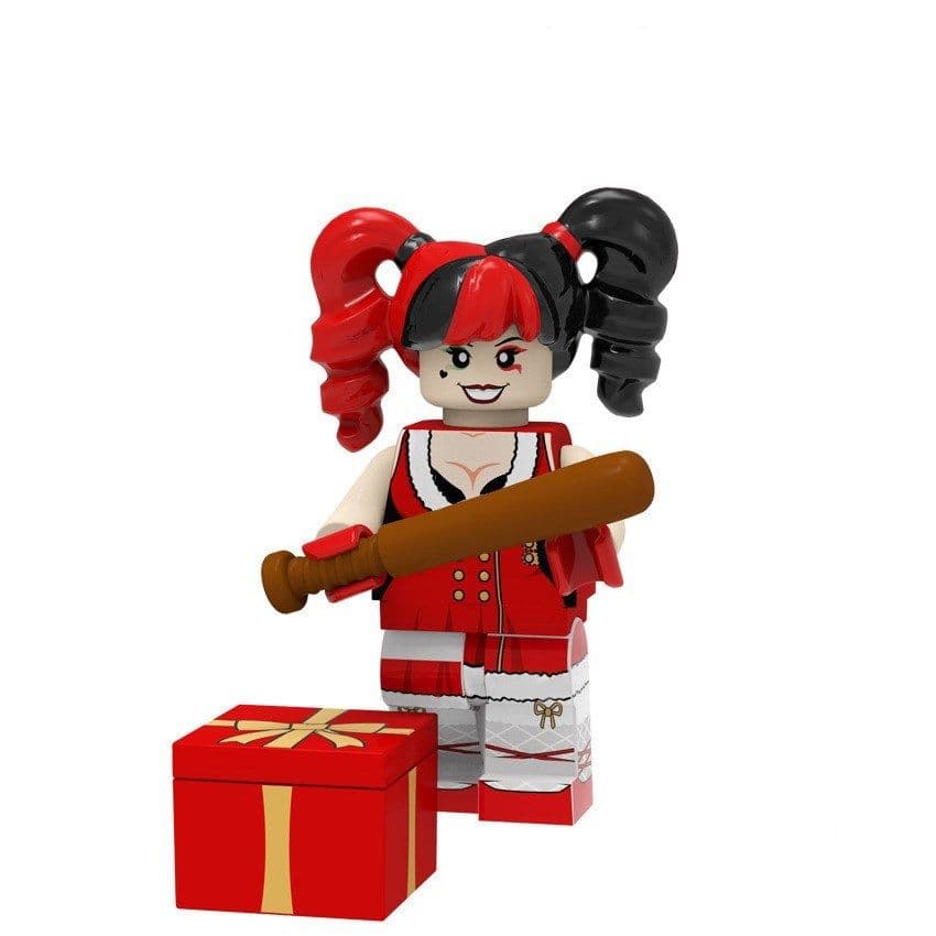 image-Christmas version of superhero building blocks