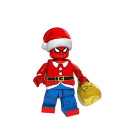 image-Christmas version of superhero building blocks