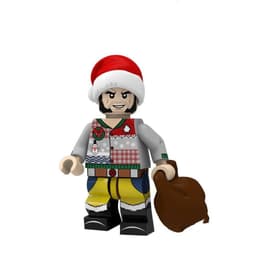 image-Christmas version of superhero building blocks