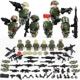 image-Military minifigures assembled children's toys