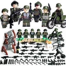 image-Military minifigures assembled children's toys