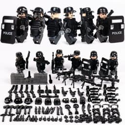 image-Military minifigures assembled children's toys