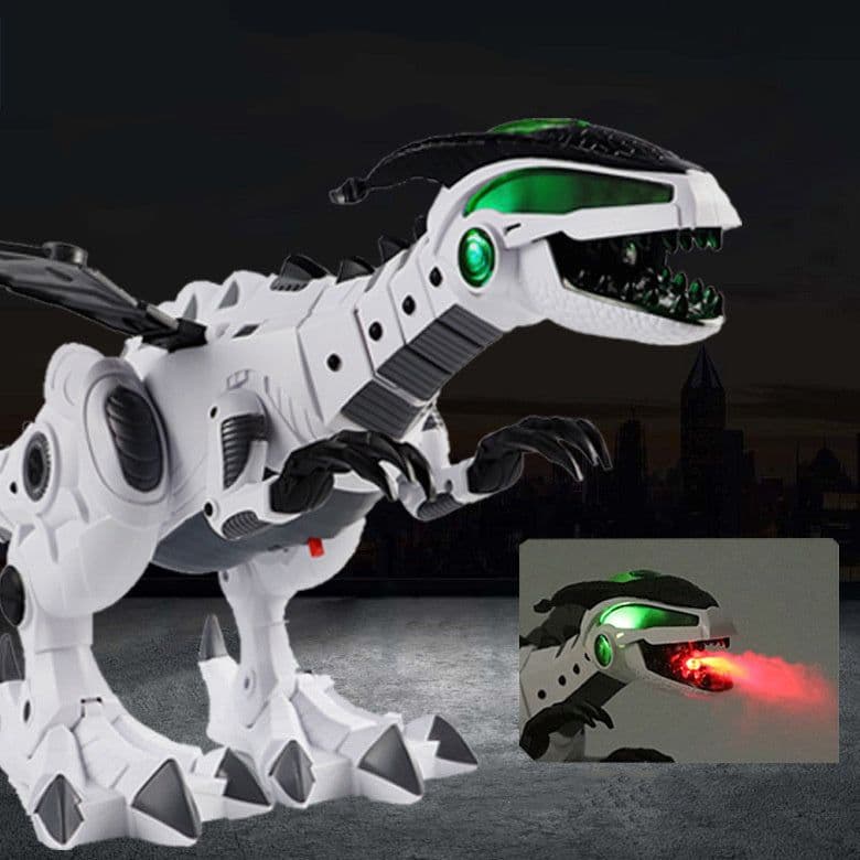 image-Spray mechanical dinosaur