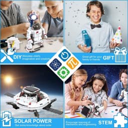 image-Solar Robot Toys Educational Scientific Fantasy Toy for Children