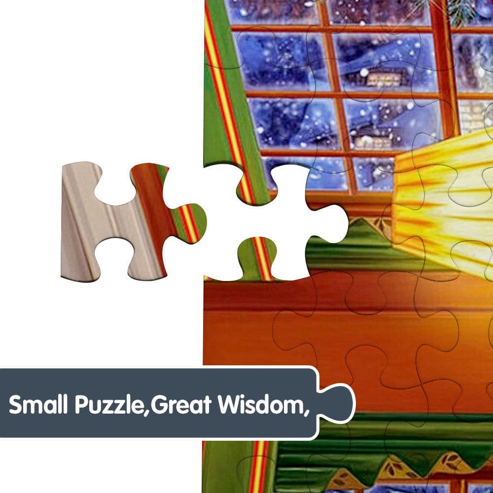 image-Children cartoon santa puzzle puzzle toys