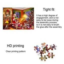 image-Children cartoon santa puzzle puzzle toys