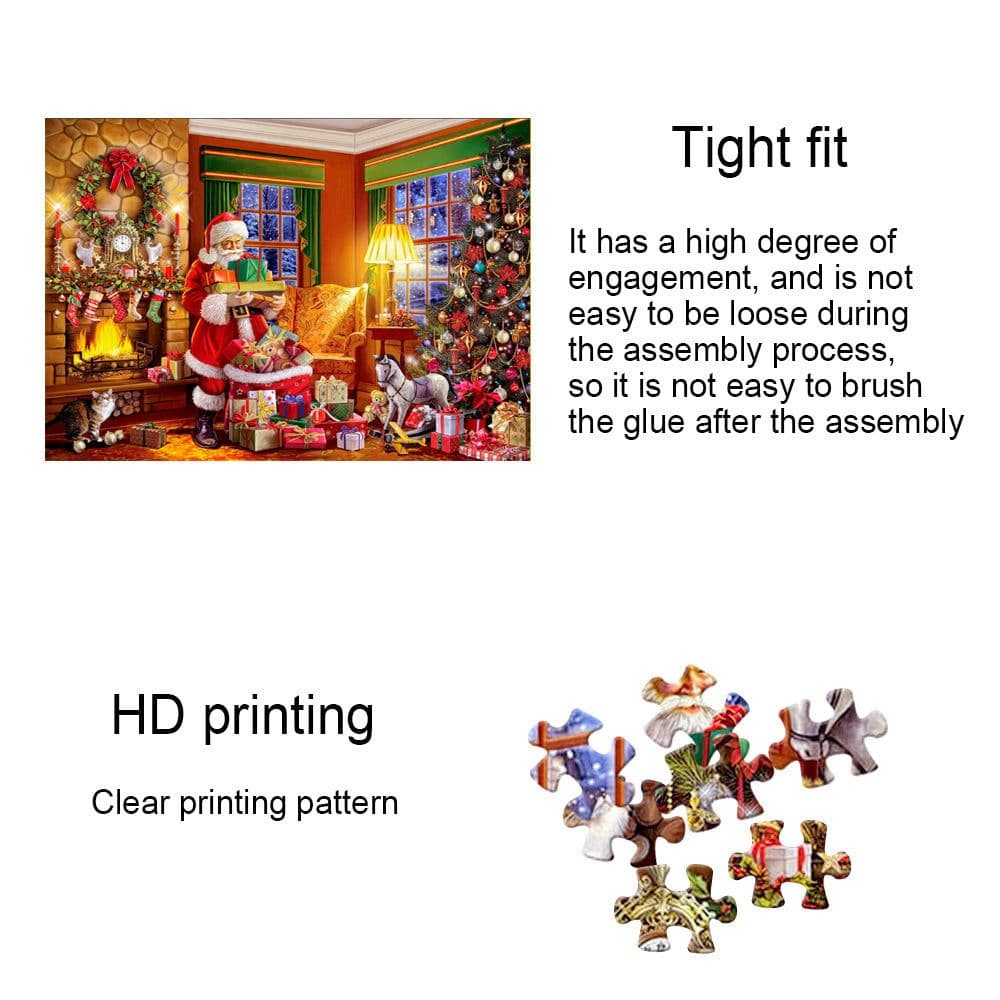 image-Children cartoon santa puzzle puzzle toys