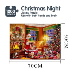 image-Children cartoon santa puzzle puzzle toys