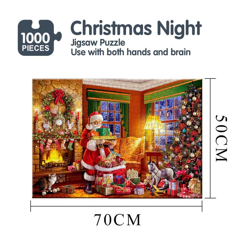 image-Children cartoon santa puzzle puzzle toys