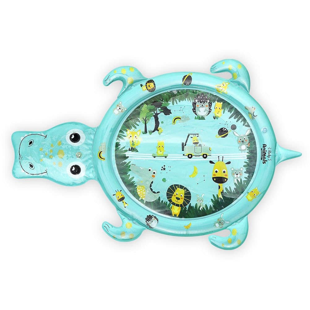 image-Inflatable Sea Turtle Baby Ice Pad Pat Water