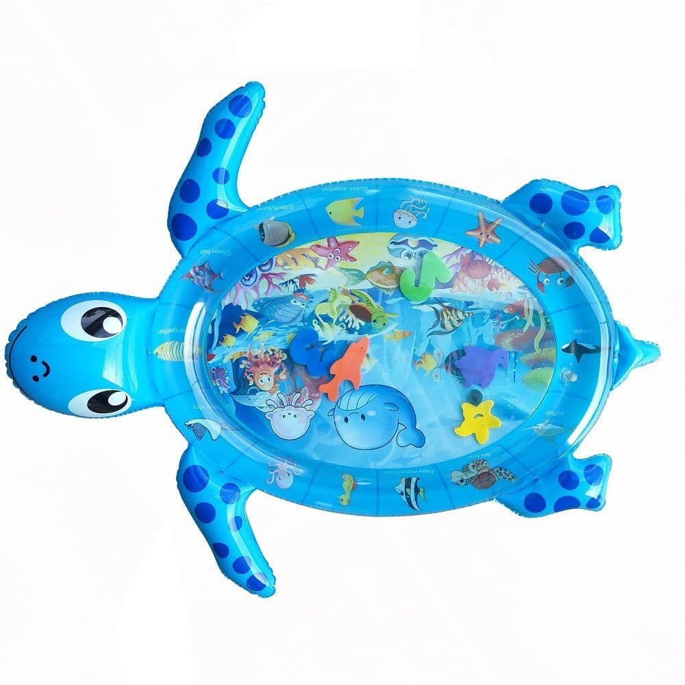 image-Inflatable Sea Turtle Baby Ice Pad Pat Water