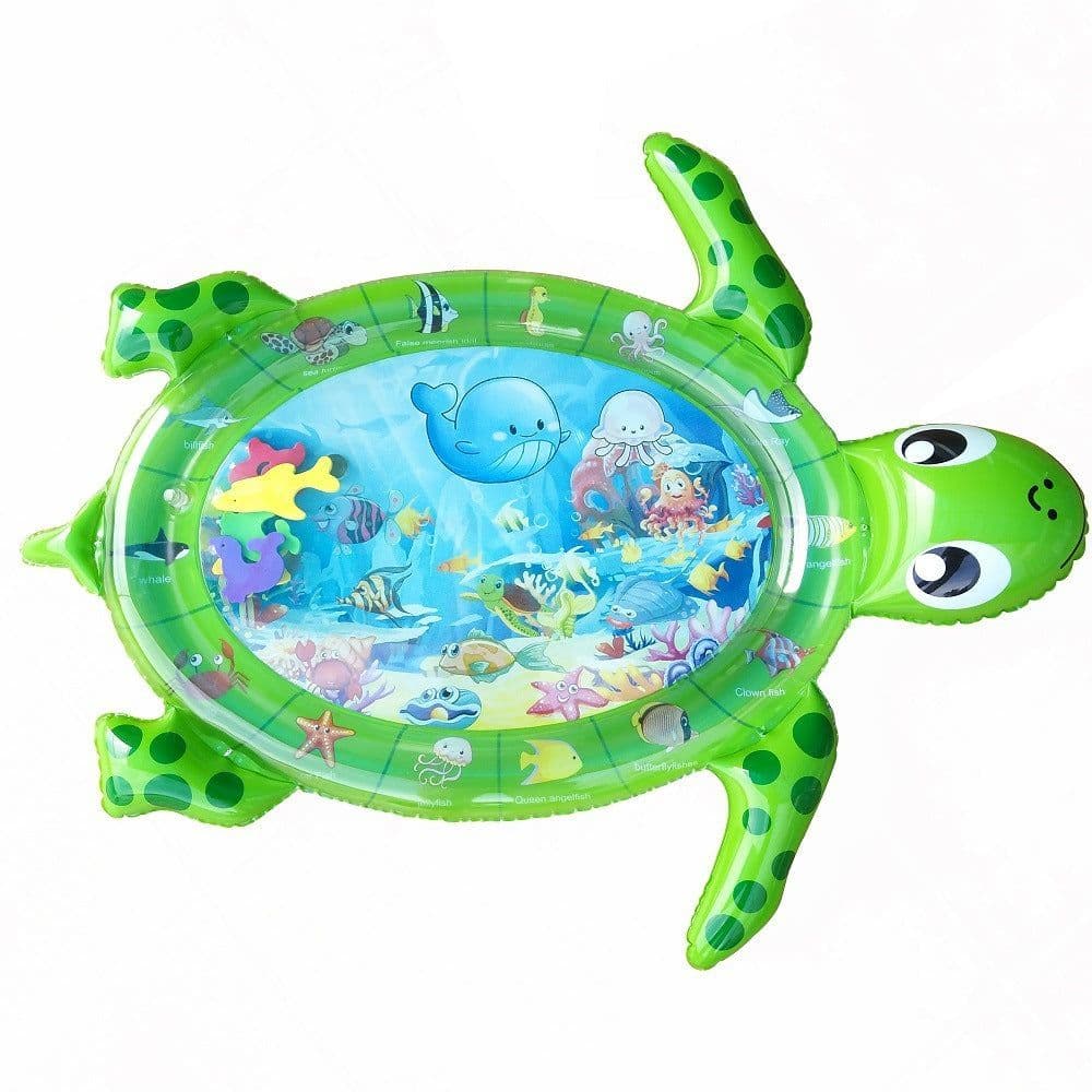 image-Inflatable Sea Turtle Baby Ice Pad Pat Water