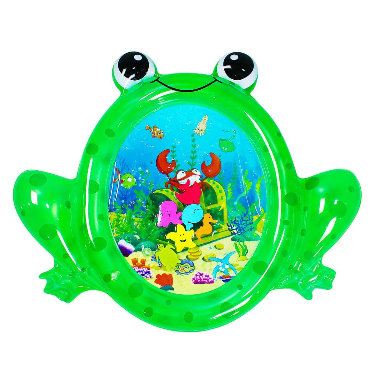 image-Inflatable Sea Turtle Baby Ice Pad Pat Water
