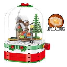 image-Christmas series rotating Christmas house