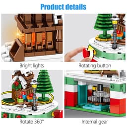 image-Christmas series rotating Christmas house