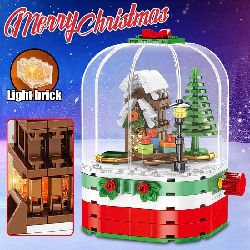 image-Christmas series rotating Christmas house
