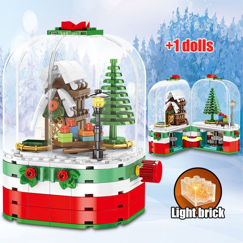 image-Christmas series rotating Christmas house