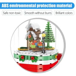 image-Christmas series rotating Christmas house