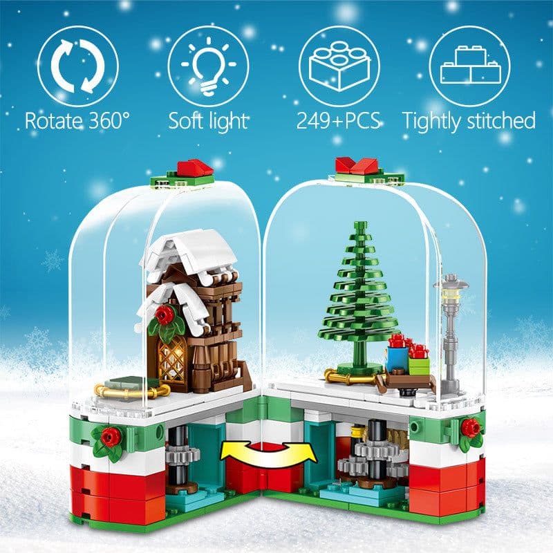 image-Christmas series rotating Christmas house