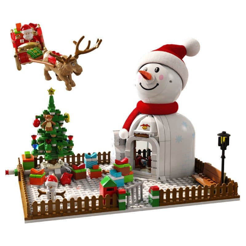 image-Christmas series rotating Christmas house