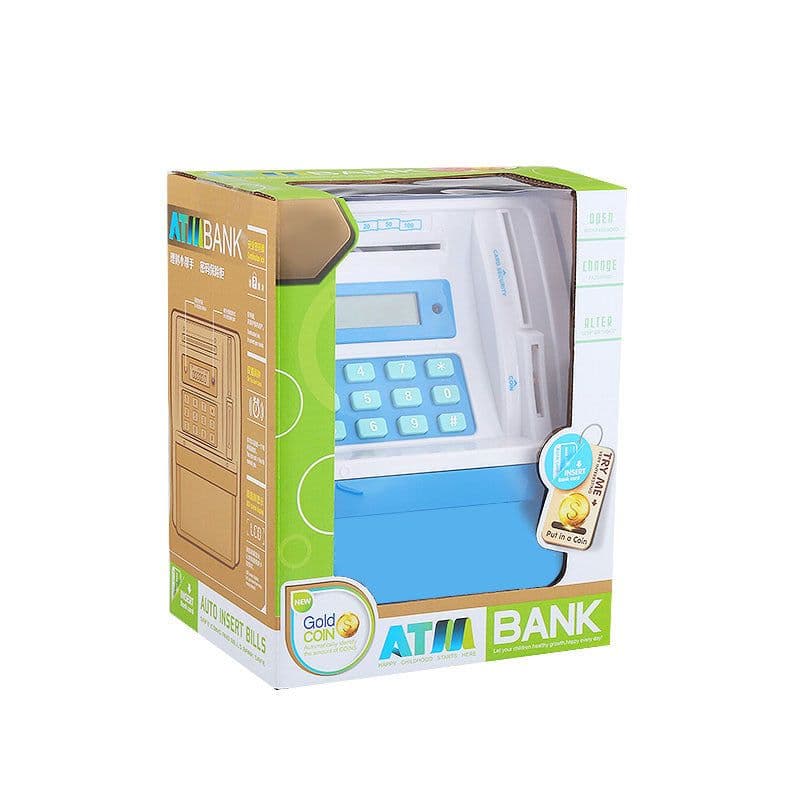image-Smart ATM Automatic Rolling Money Piggy Bank