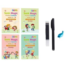 image-Sank Magic Practice Copybook no erase children's poster in English grooved poster