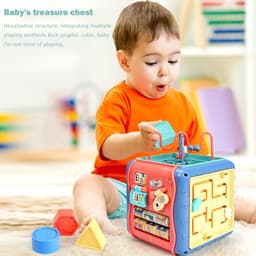 image-Baby hexahedron educational toys