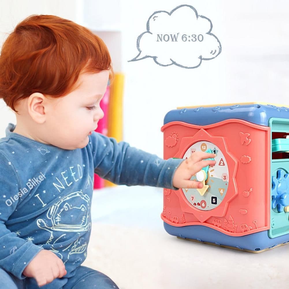 image-Baby hexahedron educational toys