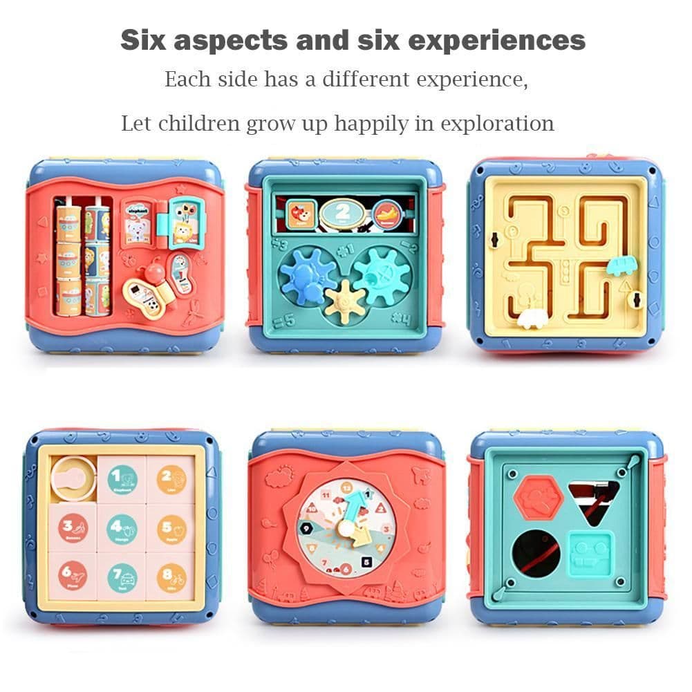 image-Baby hexahedron educational toys