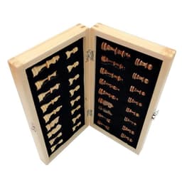 image-Magnetic chess solid wood set folding chessboard