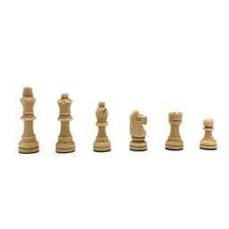 image-Magnetic chess solid wood set folding chessboard