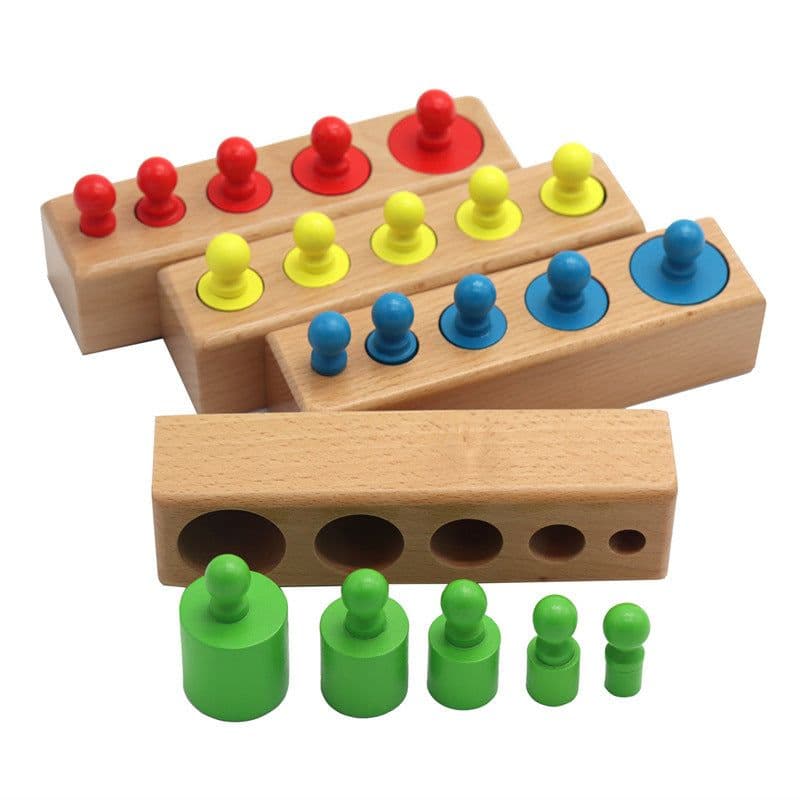 image-Montessori kindergarten early education toy building blocks