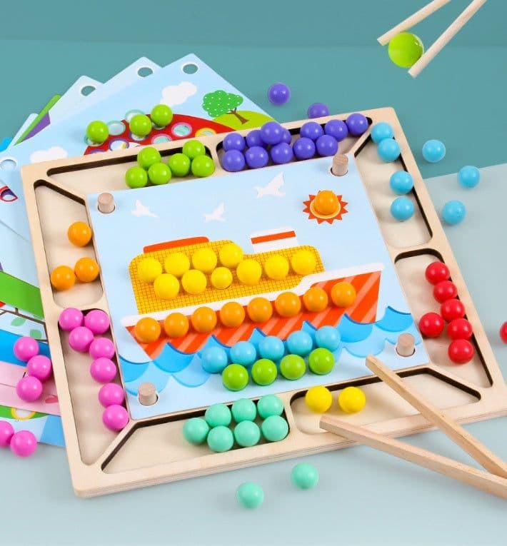 image-Wooden Fun Children's Early Education Board Game Educational Toys