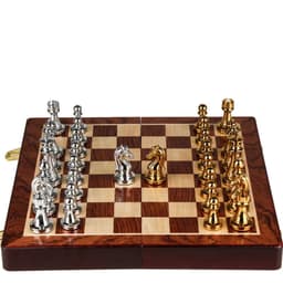 image-Chess Premium Gift Box Metal Bronze Children's Folding