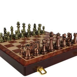 image-Chess Premium Gift Box Metal Bronze Children's Folding