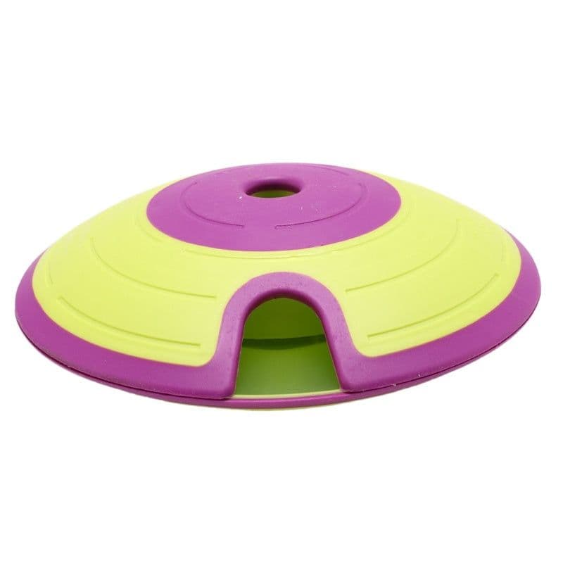 image-Mysterious Flying Saucer Spilled Food Pet Slow Food Spilled Ball Toy