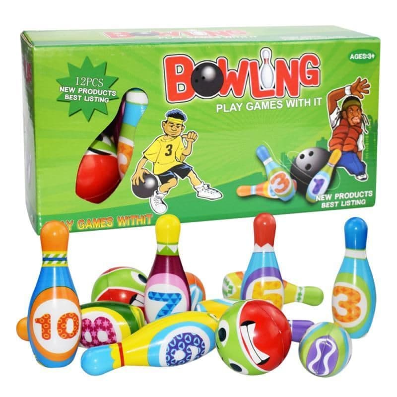 image-Toy Bowling Balls Game board Mini Desktop Frog Bowling Toys Kits Portable Indoor Education parent-child interaction Table Game