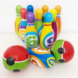 image-Toy Bowling Balls Game board Mini Desktop Frog Bowling Toys Kits Portable Indoor Education parent-child interaction Table Game